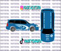 Rally 1/64 Subaru Forester WHITE TONER Universal WaterSlide Decal for Hot