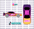 Drift Syndicate 1/64 R32 WHITE TONER Universal Waterslide Decal for Hot