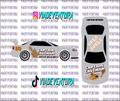 Captain Caveman 1/64 R34 WHITE TONER Universal Waterslide Decal for Hot
