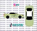 Convention Dinner 1/64 R34 WHITE TONER Universal Waterslide Decal for Hot