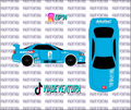 Kaido House 1/64 R34 WHITE TONER Universal Waterslide Decal for Hot