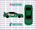 Krispy Kreme 1/64 R34 WHITE TONER Universal Waterslide Decal for Hot
