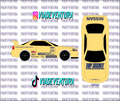 Top Secret 1/64 R34 WHITE TONER Universal Waterslide Decal for Hot