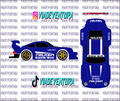 Falken 1/64 Porsche RWB WHITE TONER Universal Waterslide Decal for Hot