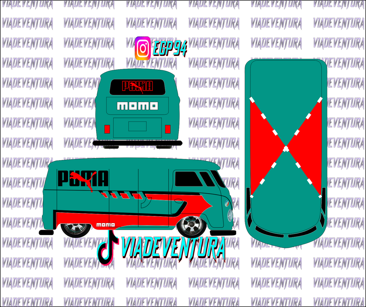 Puma 1/64 VW T1 Panel Bus WHITE TONER Universal Waterslide Decal for Hot