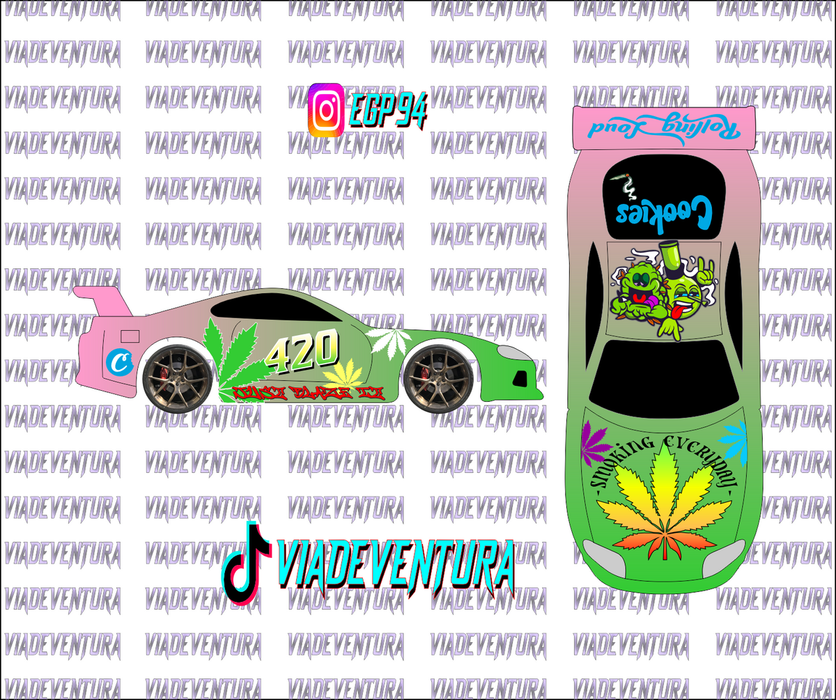 420 1/64 Supra WHITE TONER Universal WaterSlide Decal for Hot