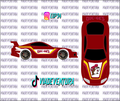 Buc-Ees 1/64 Supra MK4 WHITE TONER Universal WaterSlide Decal for Hot