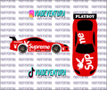 Supreme Playbo 1/64 Supra MK4 WHITE TONER Universal WaterSlide Decal for Hot