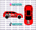 KFC 1/64 Jeep Trackhawk WHITE TONER Universal WaterSlide Decal for Hot