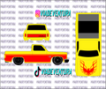Firebird Red 1/64 83 Silverado WHITE TONER Universal Waterslide Decal fr Hot