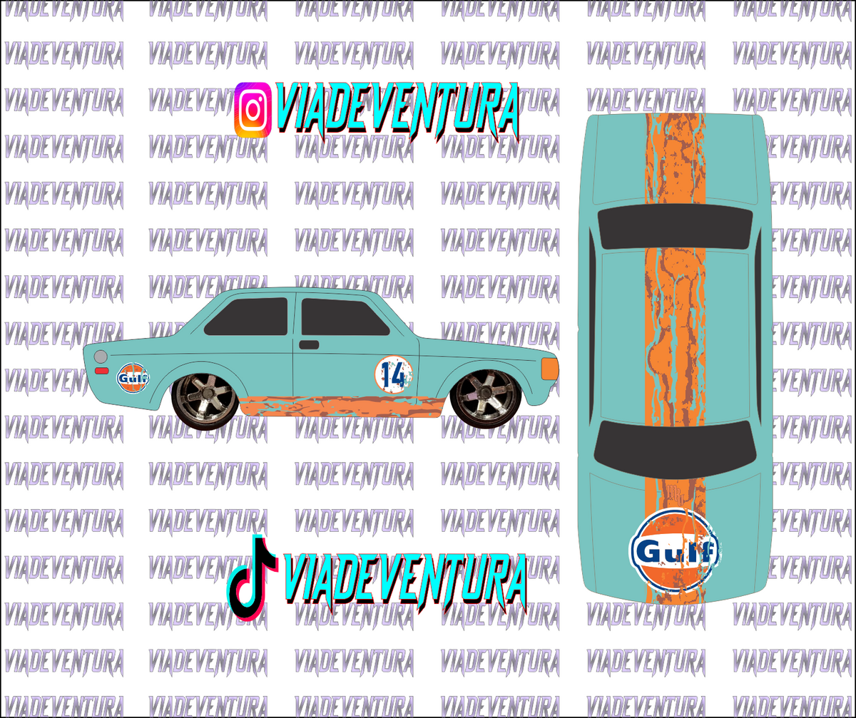 Volvo Gulf Rust V1 1/64 Volvo 142 WHITE TONER Universal WaterSlide Decal for Hot