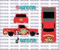 Animaniacs 1/64 83 Silverado WHITE TONER Universal Waterslide Decal for Hot