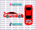 Supreme Oreo 1/64 R34 WHITE TONER Universal Waterslide Decal for Hot