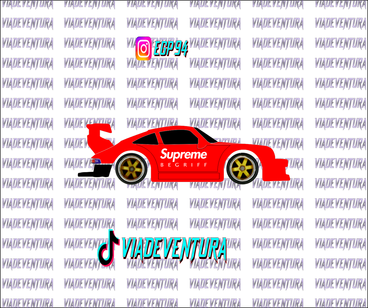 Supreme 3X 1/64 Porsche RWB WHITE TONER Universal WaterSlide Decal for Hot