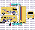Camel 1/64 VW T1 Panel Bus WHITE TONER Universal Waterslide Decal for Hot