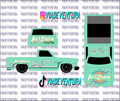 Arizona Tea 1/64 83 Silverado WHITE TONER Universal Waterslide Decal for Hot