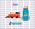 Kinder Joy 1/64 Kool Kombi WHITE TONER Universal Waterslide Decal for Hot