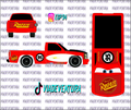 McQueen Chase 1/64 Chevy 454SS WHITE TONER Universal Waterslide Decal for Hot