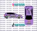 Dexters Laboratory 1/64 EG Civic WHITE TONER Universal Waterslide Decal for Hot