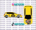 KND 1/64 EG Civic WHITE TONER Universal Waterslide Decal for Hot
