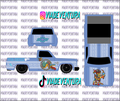 Aztec 1/64 83 Silverado WHITE TONER Universal Waterslide Decal for Hot