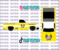 Fire Rod VHTF 1/64 83 Silverado WHITE TONER Universal Waterslide Decal for Hot