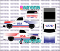 USA 1/64 83 Silverado WHITE TONER Universal Waterslide Decal for Hot