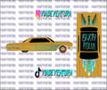 Vida Loca 1/64 64 Impala WHITE TONER Universal Waterslide Decal for Hot