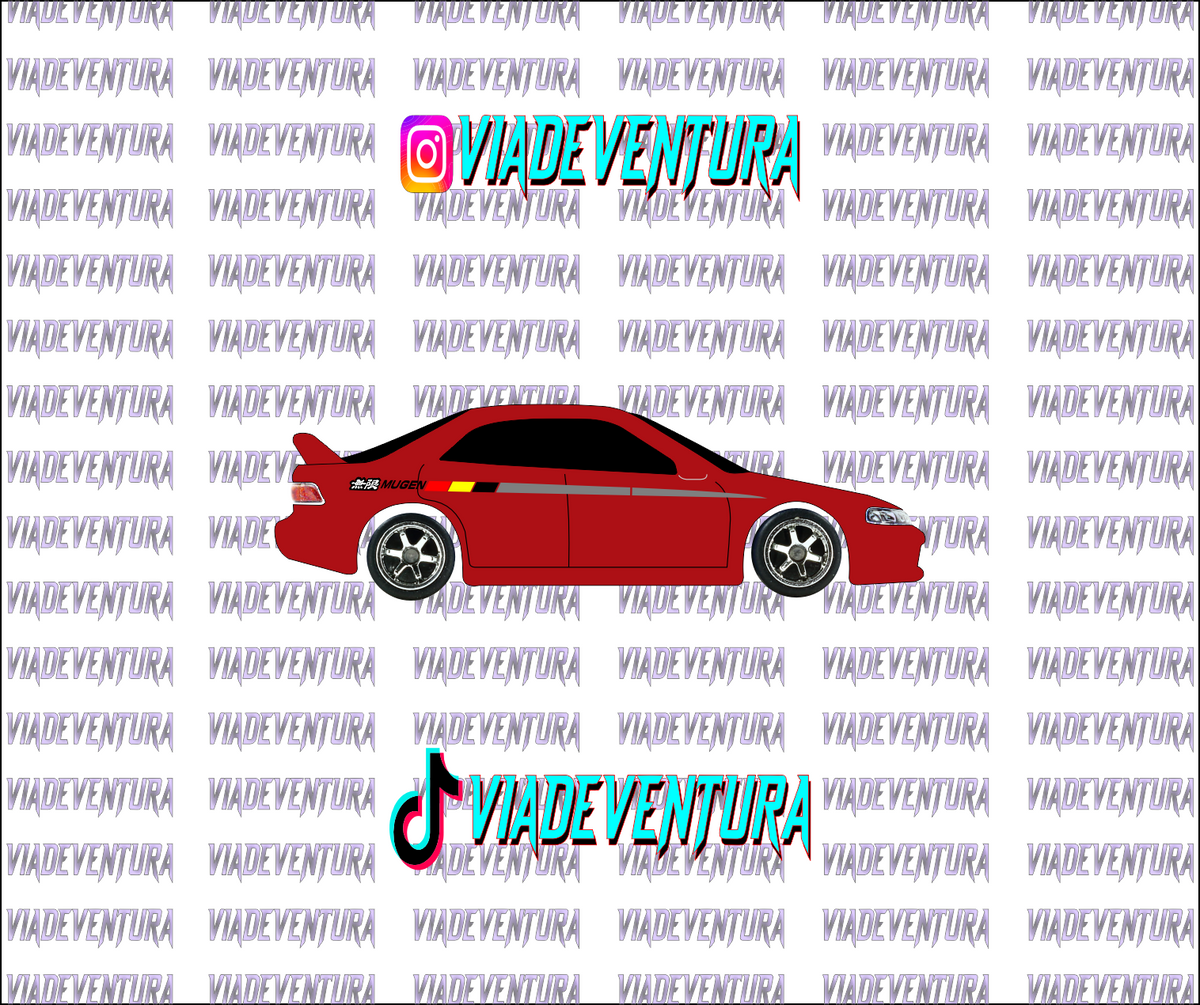 Mugen Stripe 1/64 Integra 4r WHITE TONER Universal WaterSlide Decal for Hot