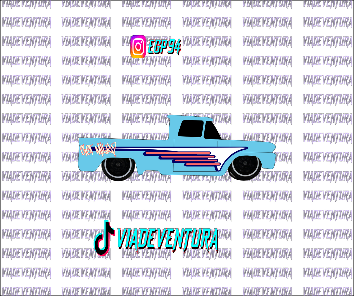 Got Milk 1/64 62 Chevy WHITE TONER Universal Waterslide Decal for Hot