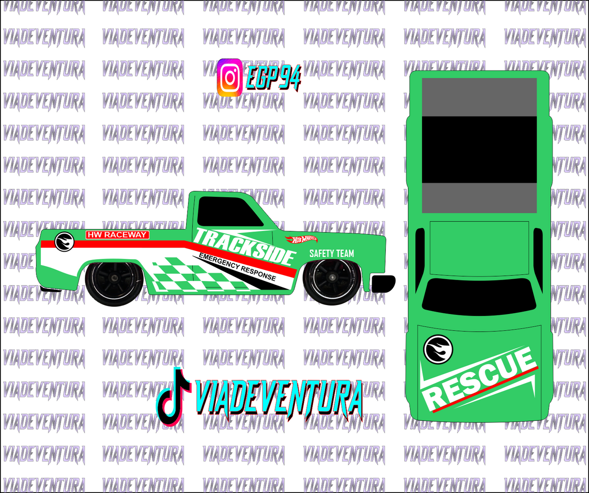 Treasure Hunt 1/64 83 Silverado WHITE TONER Universal Waterslide Decal for Hot