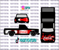Coca Cola 1/64 83 Silverado WHITE TONER Universal Waterslide Decal for Hot