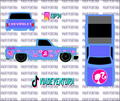 Barbie V2 1/64 83 Silverado WHITE TONER Universal Waterslide Decal for Hot