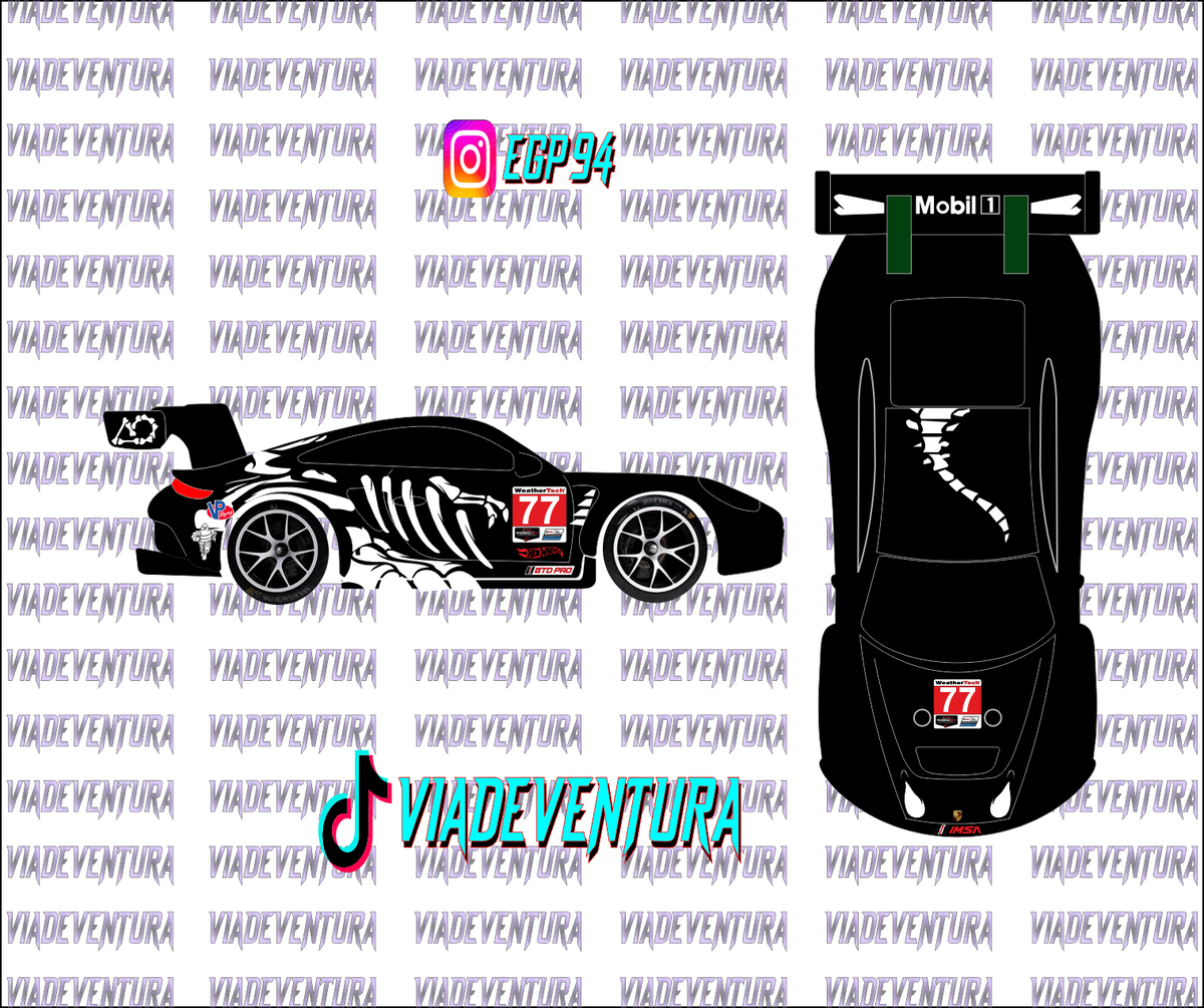 Skelly 1/64 Porsche 911 GT3 WHITE TONER Universal Waterslide Decal for Hot