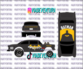 Batman 1/64 55 Gasser WHITE TONER Universal Waterslide Decal for Hot
