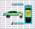 Mystery Machine 1/64 55 Gasser WHITE TONER Universal Waterslide Decal for Hot