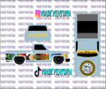 Chalino Sanchez 1/64 83 Silverado WHITE TONER Universal Waterslide Decal for Hot