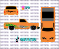 FnF Supra 1/64 83 Silverado WHITE TONER Universal Waterslide Decal for Hot