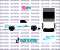 FnF Jetta 1/64 83 Silverado WHITE TONER Universal Waterslide Decal for Hot