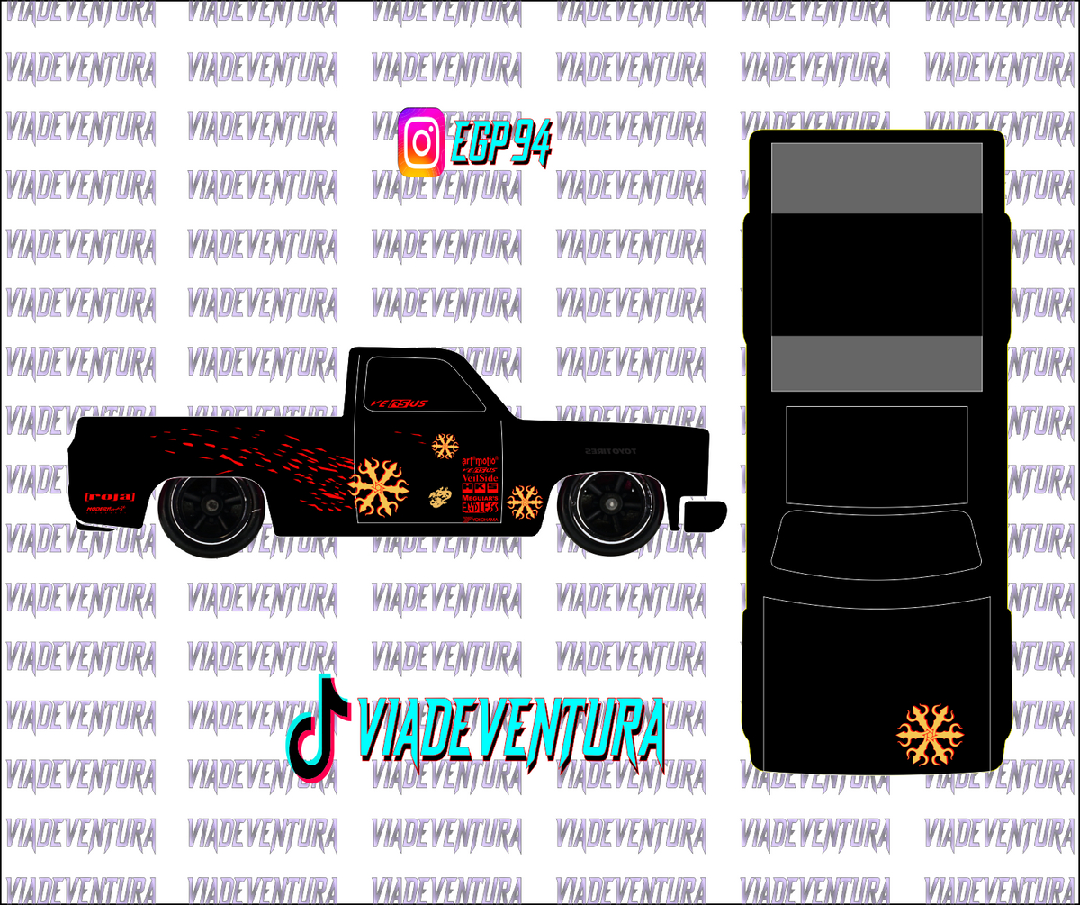 FnF S2000 1/64 83 Silverado WHITE TONER Universal Waterslide Decal for Hot