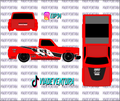 FnF Evo 1/64 83 Silverado WHITE TONER Universal Waterslide Decal for Hot