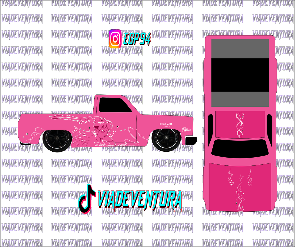 FnF Suki S2000 1/64 83 Silverado WHITE TONER Universal Waterslide Decal for Hot