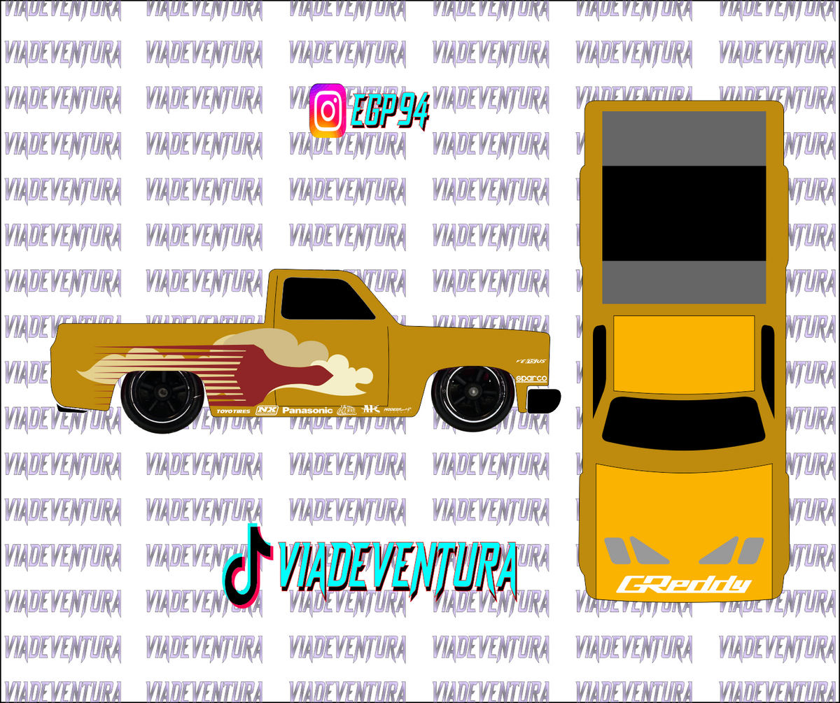 2F2F Supra 1/64 83 Silverado WHITE TONER Universal Waterslide Decal for Hot