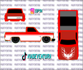 Firebird White 1/64 83 Silverado WHITE TONER Universal Waterslide Decal fr Hot