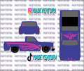Japan Conv Pink 1/64 83 Silverado WHITE TONER Universal Waterslide Decal for Hot