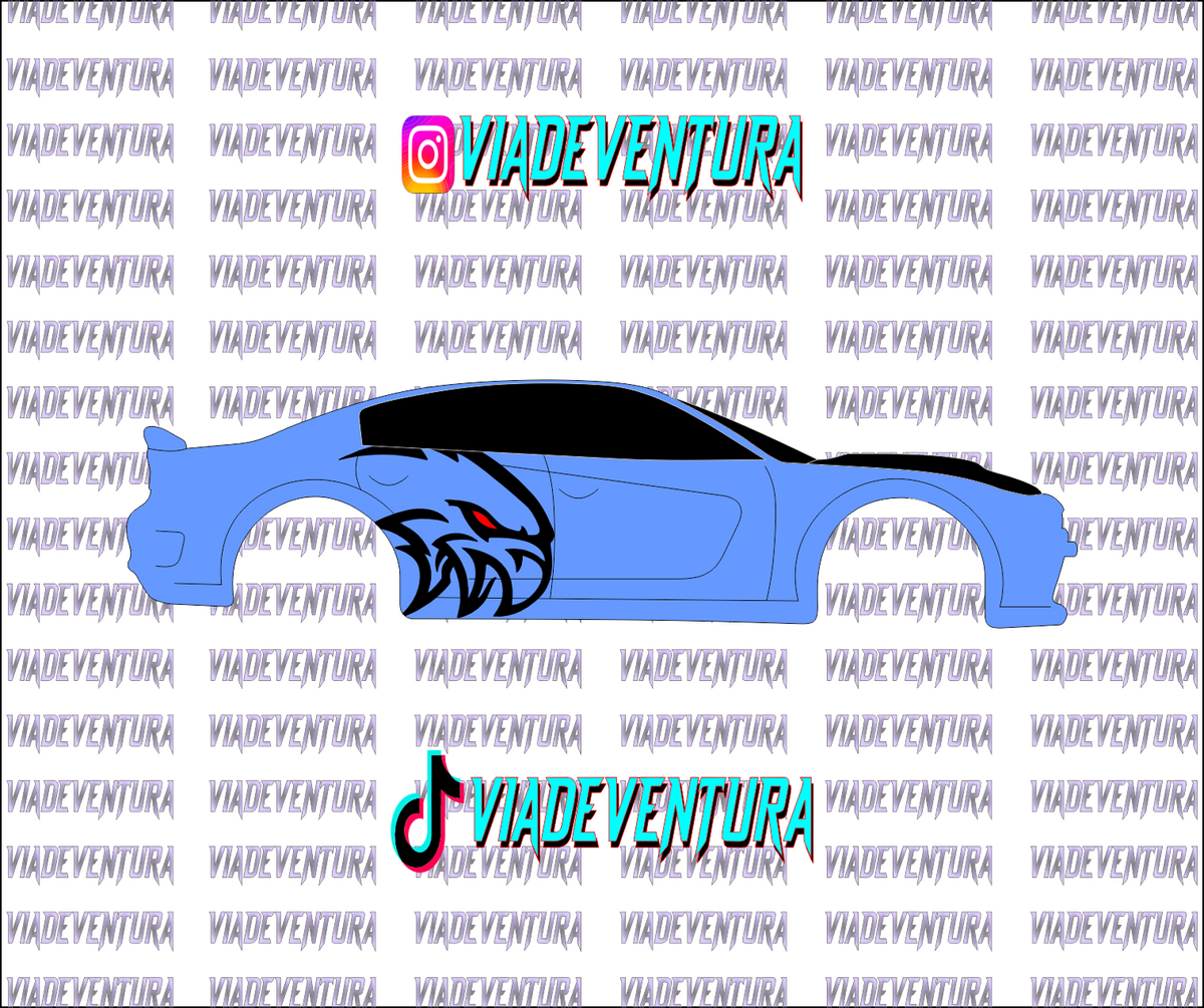 3X Trackhawk Logo 1/64 Dodge WHITE TONER Universal Waterslide Decal for Hot