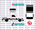 Chick Fil A 1/64 83 Silverado WHITE TONER Universal Waterslide Decal for Hot