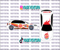 Burger King 1/64 EK9 Civic WHITE TONER Universal WaterSlide Decal for Hot