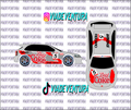 Diet Coke 1/64 EK9 Civic WHITE TONER Universal WaterSlide Decal for Hot