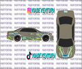TRD 1/64 Chaser WHITE TONER Universal Waterslide Decal for Hot